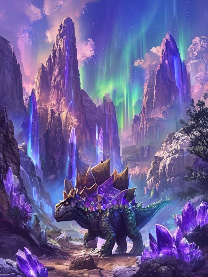 Stegosaurus Crystal Canyon