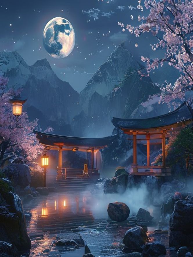 Samurai Moon Temple
