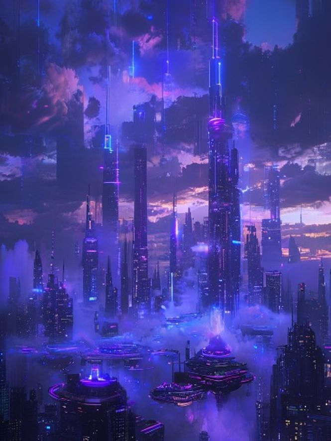 Quantum City Skyline